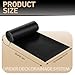 Pushglossy 52.49 ft x 16.14 inches Under Deck Drainage System, Black Waterproofing System for Under Deck Ceiling 0.03 Inch Thick