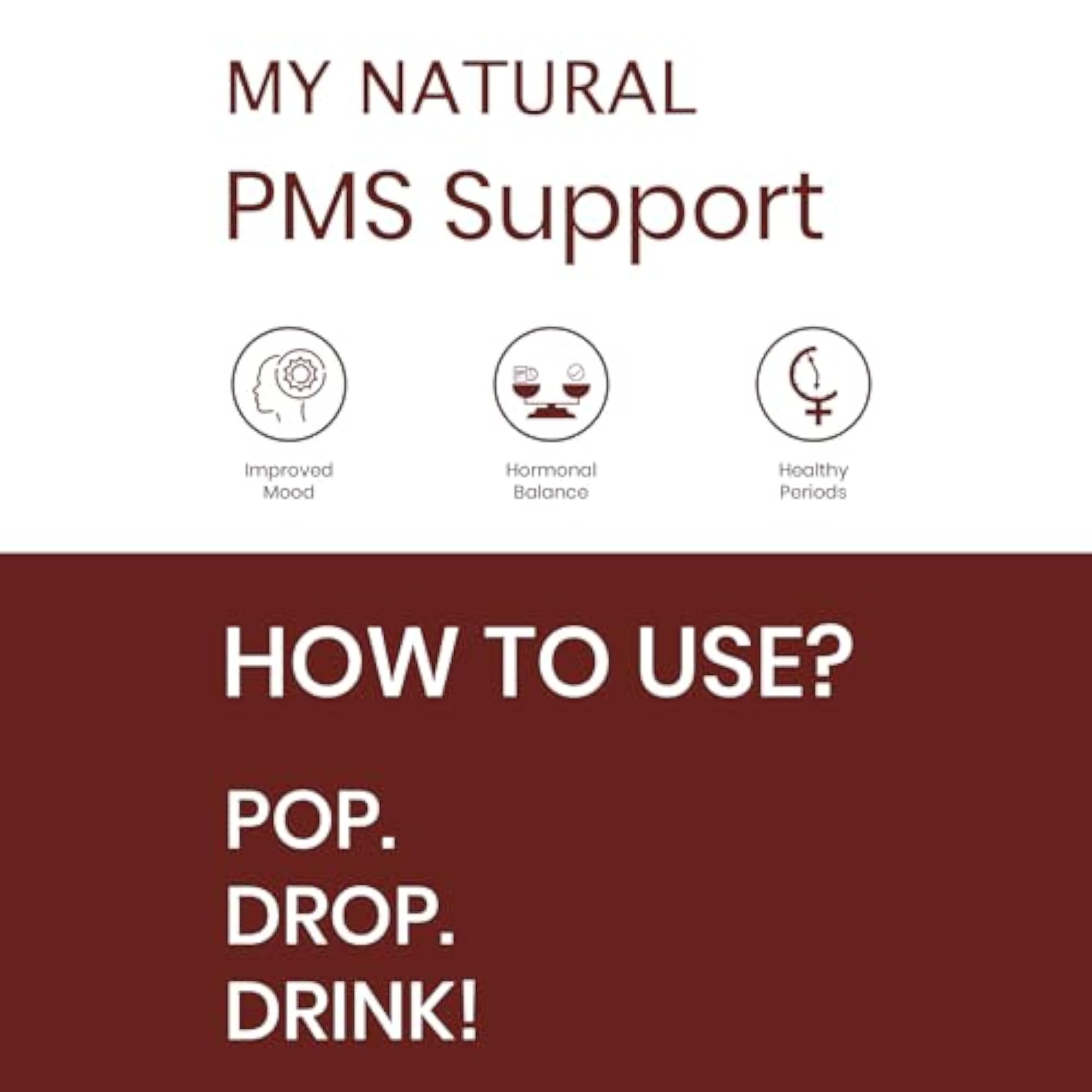 PMS Support Tablets for Menstrual Health, 60 Tablets