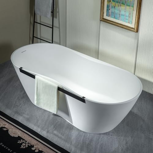 WOODBRIDGE 71 White Freestanding Bathtub
