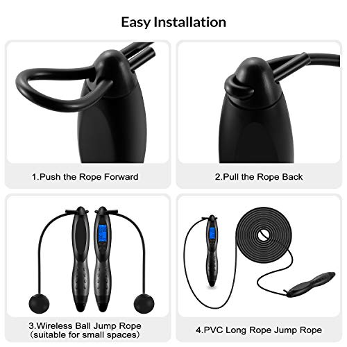 Flashda-Jump-Rope-with-Counter-Speed-Skipping-Rope-Counter-for-Indoor-and-Outdoor-Fitness-Training-Adjustable-Weighted-Jump-Rope-Workout-for-MenWomenChildren-Cordless-Skipping-Rope