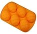 Allforhome(TM) 6 Easter Egg Silicone Cake Baking Mold Cake Pan Muffin Cups Handmade Soap Moulds Biscuit Chocolate Ice Cube Tray DIY Mold