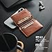 VULKIT Slim Minimalist Card Holder RFID Blocking Leather Credit Card Holder Front Pocket Wallet Magnetic Closure