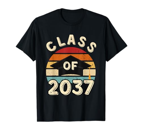 Clase de 2037 Grow With Me Primer día de graduación de clases Camiseta