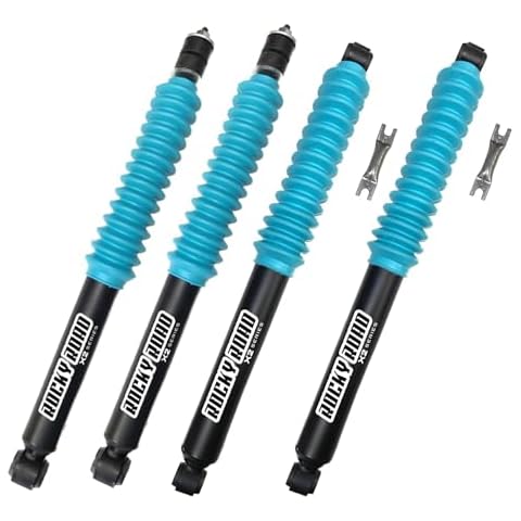 Rocky Road X2 Shocks (Set of 4) for 2007-2018 Jeep Wrangler JK w/ 0-2” LIFT Cover