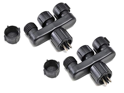 Preisvergleich Produktbild KONSTSMIDE 2er-Set Stromverteiler für 12V-System, Kunststoff, IP44; 7449-000