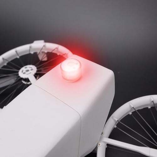 For DJI FLIP Night Flight Warning Light Signal Mini Flash Accessory Drone Strobe Light Anti Collision Light Drone Night Flying Drone Accessories (two)