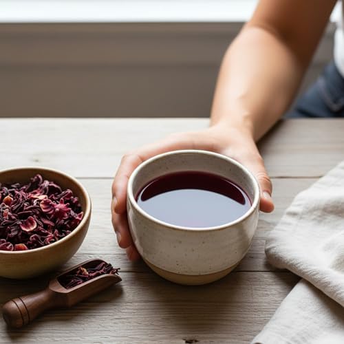 Flor de Jamaica, 250g Hibisco Premium calidad extra en estado natural para infusion fria de té detox, Hibiscus que ayuda a la dieta de manera segura, eficaz y natural (250g) - imagen 4