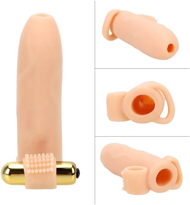 Realistic Vibrating Girth Enhancer and Ball Ring KH95027