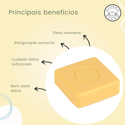 Giorno Bagno Sabonete Em Barra Para Mãos E Corpo Aroma Flor De Laranjeira E Vetiver 100G Colorido