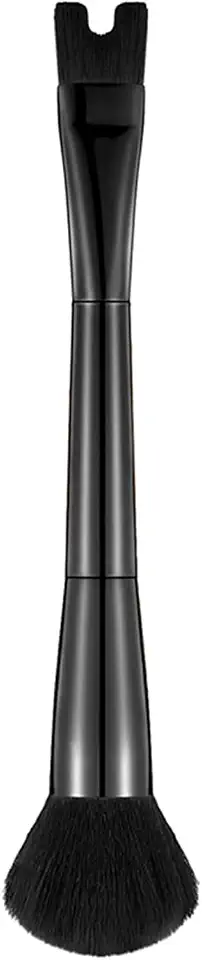 Pincel de contorno de nariz em forma de U 2 em 1 pincel de maquiagem realce sombra pó blush ferramenta de ponta dupla para contorno de nariz beleza
