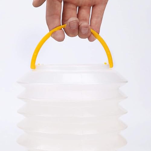 Miniatura 5 de EXCEART Cubo de lavado de bolígrafos plegable para artistas, contenedor de agua plegable portátil con asa de transporte de 3.7 x 3.7 x 3.9 pulgadas,