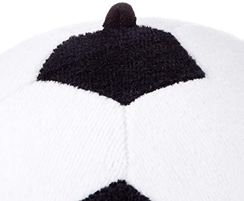 Sterntaler 33010 Ball, Fußball-Design, Alter: Kinder ab 0 Jahren, Schwarz/Weiß, 13 cm