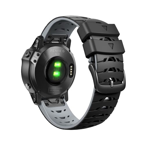 [PLYYQZM] 22mm �V���J�Q���x���g��v���Ƀ����[�X���܂��BGar min �ɍ��� Fenix8 47mm Fenix7�{�\2 Fenix6 Pro GPS Forerunner 945 MARQ�V���[�Y�ɓK�p(Black grey,22mm)