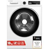 Telefunken Waschmaschine 10kg | Frontlader 1400 U/Min. | Dampffunktion | EEK A | Inverter Motor | AquaStop | Schontrommel | 15 Programme | Startzeitvorwahl | LED-Display | Weiß | W1014AS1W