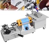 Cashwise Máquina pulidora de Piedras Preciosas con Sierra lapidaria, 800-10 000 RPM. Herramienta Profesional para Cortar, Grabar, taladrar y esmerilar Joyas de Oro y Plata.