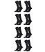 Produktbild TOMMY HILFIGER Herren Classic Casual Business Socken 8er Pack ( Black , 43-46 )