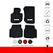 Custom Fit Floor Mat Compatible with BMW E36 Logo 3-Series, 1992-1998 Factory Fitment Front & Rear Nylon Car Floor Carpets Carpet Liner by IKON MOTORSPORTS, 1993 1994 1995 1996 1997