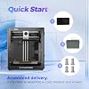 Flashforge AD5X 3D Printer with Extra 1KG HS PLA Light Brown Filament