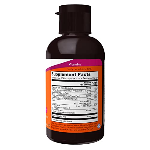 Now Supplements, Vitamin B-12 Complex Liquid, Energy Production*, Nervous System Health*, 2-Ounce #TOP4