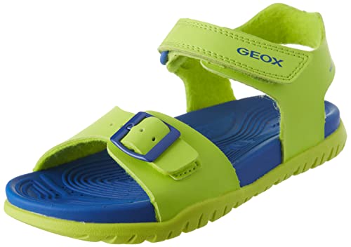 Geox J Sandal Fommiex Boy, Lime Royal, 1 UK