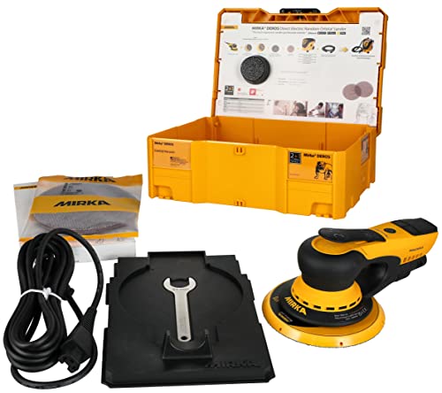 Mirka Mid62520Caus Direct Electric Random Orbital Sander, 6-Inch, Yellow, Black #TOP1