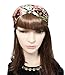YSJOY 4 Pack Women Girls Headband Boho Floral Silk Satin Hair Band Twisted Turban Head Wrap for Sports or Fashion