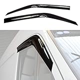 OMAC Front Side Door Window Visor Ventvisor Sun Shade Rain Guard | Air Rain Wind Deflector Guards |...