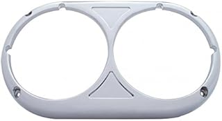United Pacific 32192B - Headlight Bezel - Peterbilt 359 Stainless Headlight Bezel - Original Style