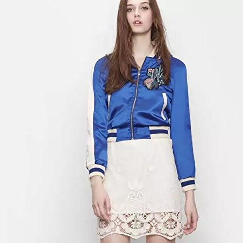 Amazon 女性用 スカジャン スタジャン ジャケット レディース 長袖 カジュアル トップス 羽織 秋 コート アウター 刺繍 ピンク カーキ サテン アメカジ ブルゾン サボテン デザイナーズ ショート丈 M ブルー コート ジャケット 通販 Amazon 女性用 スカジャン スタジャン ジャケット レディース 長袖 カジュアル トップス 羽織 秋 コート アウター 刺繍 ピンク カーキ サテン アメカジ ブルゾン サボテン デザイナーズ ショート丈 M ブルー コート ジャケット 通販