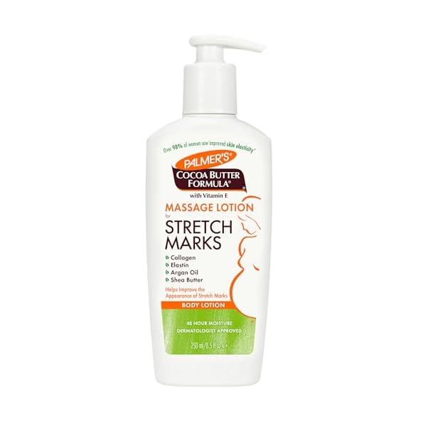 Palmers-Cocoa-Butter-Formula-Massage-Lotion-For-Stretch-Marks-Pregnancy-Skin-Care-Belly-Cream-with-Collagen-Elastin-Argan-OIl-and-Shea-Butter-85-Ounces