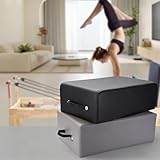 多機能ピラティス・コアボックス、リハビリテーションフィットネス用ヨガ補助器具、大人・子供兼用、家庭、スタジオ、ジムでの使用に最適,グレー