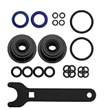 Kaloeou HC5340 Front Mount Hydraulic Steering Cylinder Seal Kit with Pin Wrench for HC5341 HC5342 HC