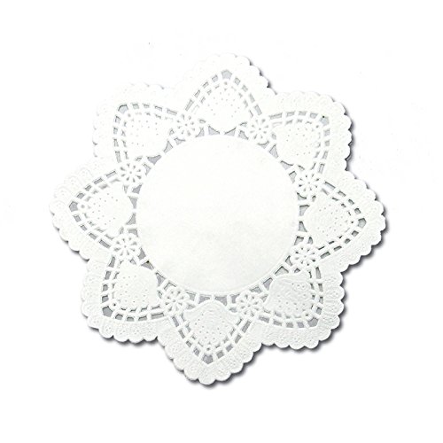 Amazon｜ドイリー 丸型レースペーパー (100枚入) 6号 XLC2103