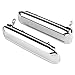 Exterior Chrome Door Handle Front/Rear Left Driver & Right Passenger Side for 1986-1995 Nissan Pathfinder D21 Hardbody 1995-1997 Pickup Truck