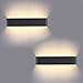 Produktbild Yafido 2er Wandleuchte Innen LED 40CM Wandlampe Up Down Wandbeleuchtung Wandstrahler 14W Warmweiß 3000K für Schlafzimmer Wohnzimmer Flur Treppen AC 230V