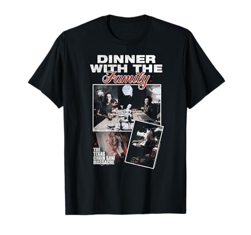 The Texas Chainsaw Massacre Dinner with The Family Horror T-Shirt