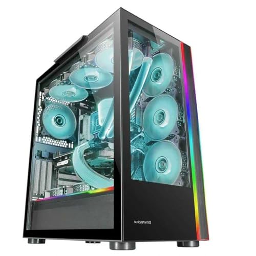 Mars Gaming MC-ULTRA, Torre Gaming Custom E-ATX XXL, Doppia Striscia