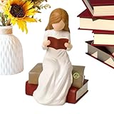 Vibration longue durée : la figurine d'ange est fabriquée avec une excellente résistance à la décoloration, préservant sa beauté au fil du temps. Son design poli à la main facilite le nettoyage quotidien avec un simple chiffon, rehaussant son attrait esthétique et pratique dans des espaces tels que le jardin ou le salon.