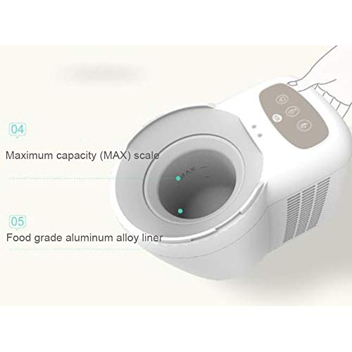 LTLCLZ Intelligent Speiseeisbereiter Elektrisch Eismaschine 600Ml Komplett Automatisch Speiseeismaschine Kind DIY… – Bild 6