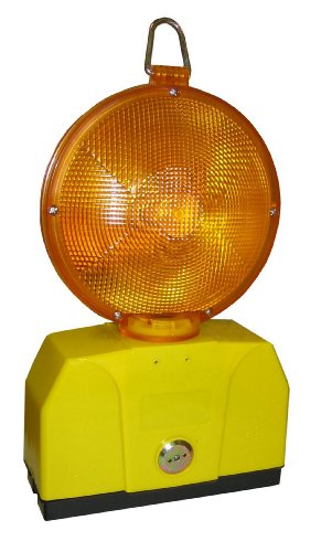 LED Baustellenleuchte / Schrankenwarnleuchte" TL 2000" 180 mm gelb Cover