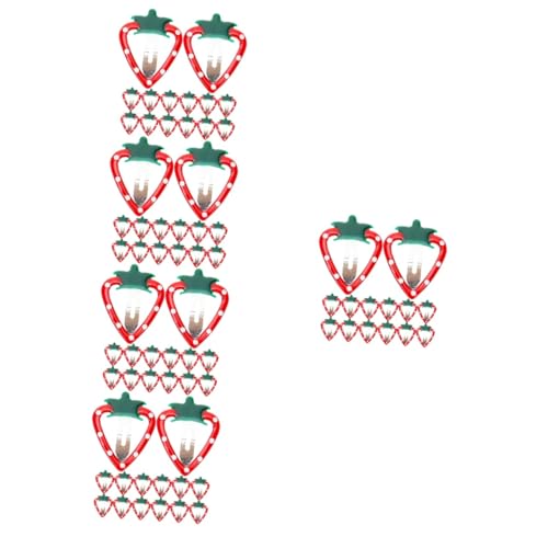Clips à cheveux fille fraise UPKOCH : épingles mignonnes et accessoires x75