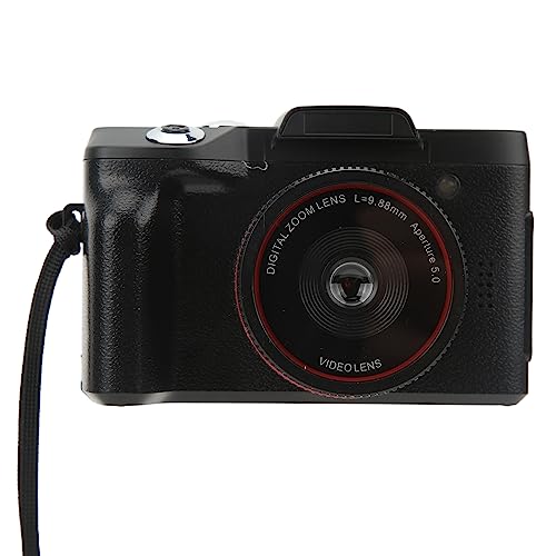 UPQRSG Cámara Digital, Zoom Digital 16X Cámara de Vlogging HD de 16MP, Cámara Pequeña Portátil 1080P con Pantalla Abatible de 180 Grados Pantalla LCD TFT de 2,4 Pulgadas, para Principiantes Adultos