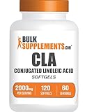 BulkSupplements.com CLA Softgels - Conjugated Linoleic Acid, CLA Supplements - Gluten Free, 2 Softgels per Serving (2000mg), 120 Count (Pack of 1)