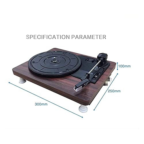 Record Player Turntable with Built-in Speakers 3-Speed Vintage Player Support Bluetooth in/RCA Output/Aux Input/Headphone Jack - Les Beatles, Paul McCartney, John Lennon, RIngo Starr, George Harrison Record Player Turntable with Built-in Speakers 3-Speed Vintage Player Support Bluetooth in/RCA Output/Aux Input/Headphone Jack – Image 3