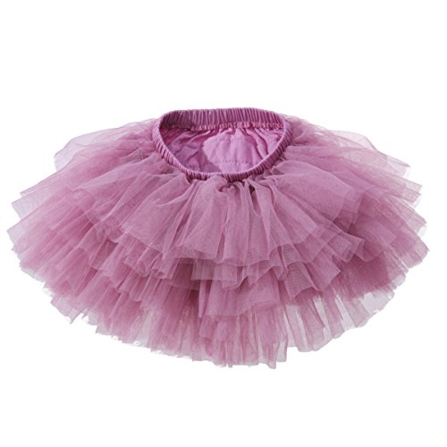 Image of Tutu Skirt for Baby Girl Toddler 6 Layered Tulle Skirts 1-8T