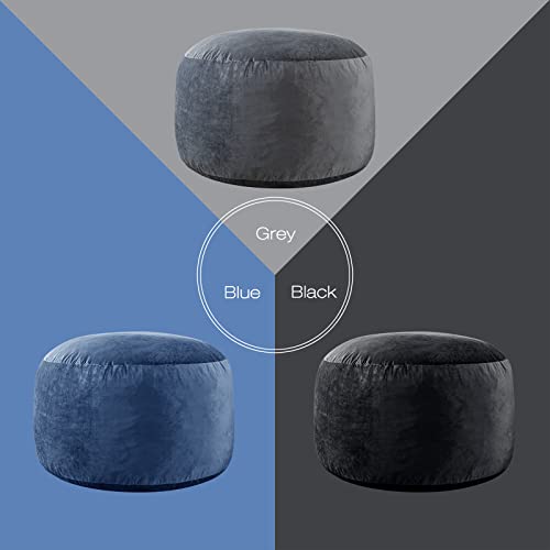 image for WhatsBedding Bean Bag Chairs for Teens, Medium Bean Bag Sofa with Memo