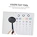 NOLITOY 2sets Portable Eye Occluders Wear- Testing Tools Handheld Pointers for Accurate Eye Exams Home School and Hospital Settings