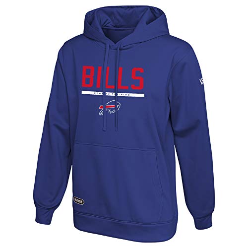 New Era NFL Mens Safety Fleece Pullover Hoodie Buffalo Bills Large