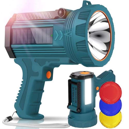 Yierblue YBN-20000M1 Solar Power & Rechargeable Spotlight Flashlight cover