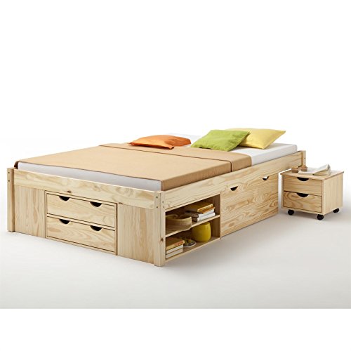 Stauraumbett 140×200 Idimex Funktionsbett Jugendbett Doppelbett